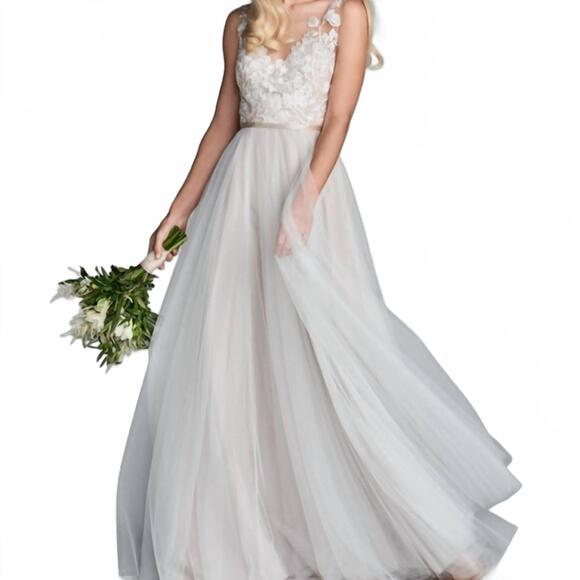 WATTERS Dresses & Skirts - NEW WATTERS wedding dress in ivory/latte